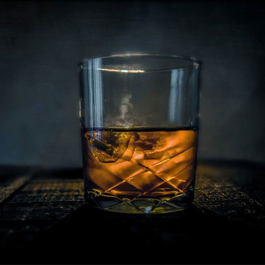 Glass of Bourbon